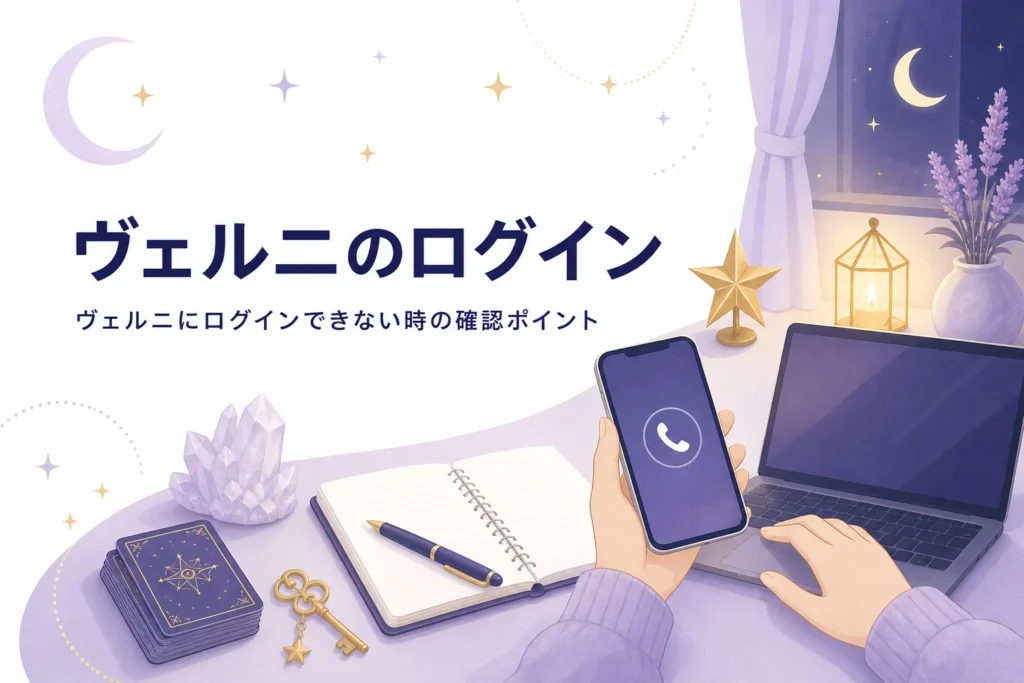 ヴェルニにログインできない時の確認ポイントとマイページの使い方を紹介する記事のアイキャッチ
