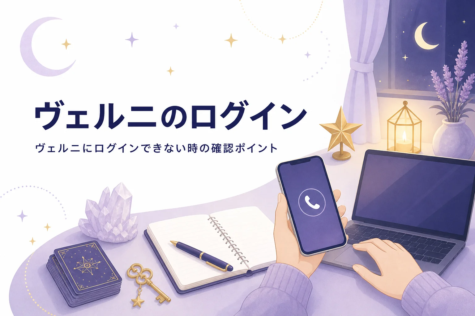 ヴェルニにログインできない時の確認ポイントとマイページの使い方を紹介する記事のアイキャッチ
